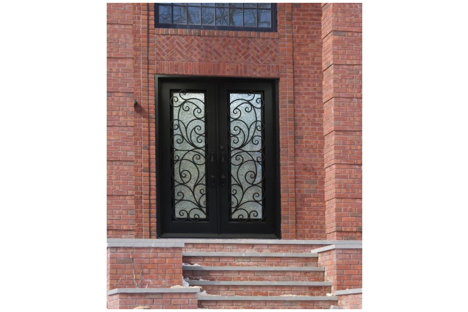 Stonehenge SH 01 Wrought Iron Exterior Door size 72 x 96