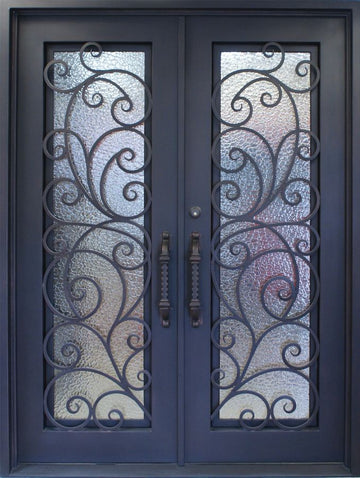 Stonehenge SH 01 Wrought Iron Exterior Door size 72 x 96