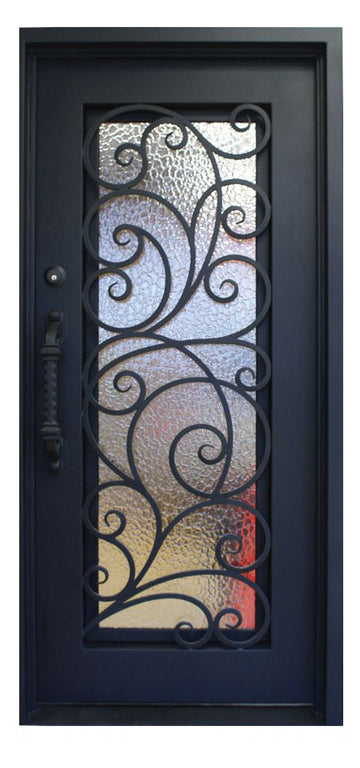 Stonehenge SH 02 Wrought Iron Exterior Door size 38 x 82