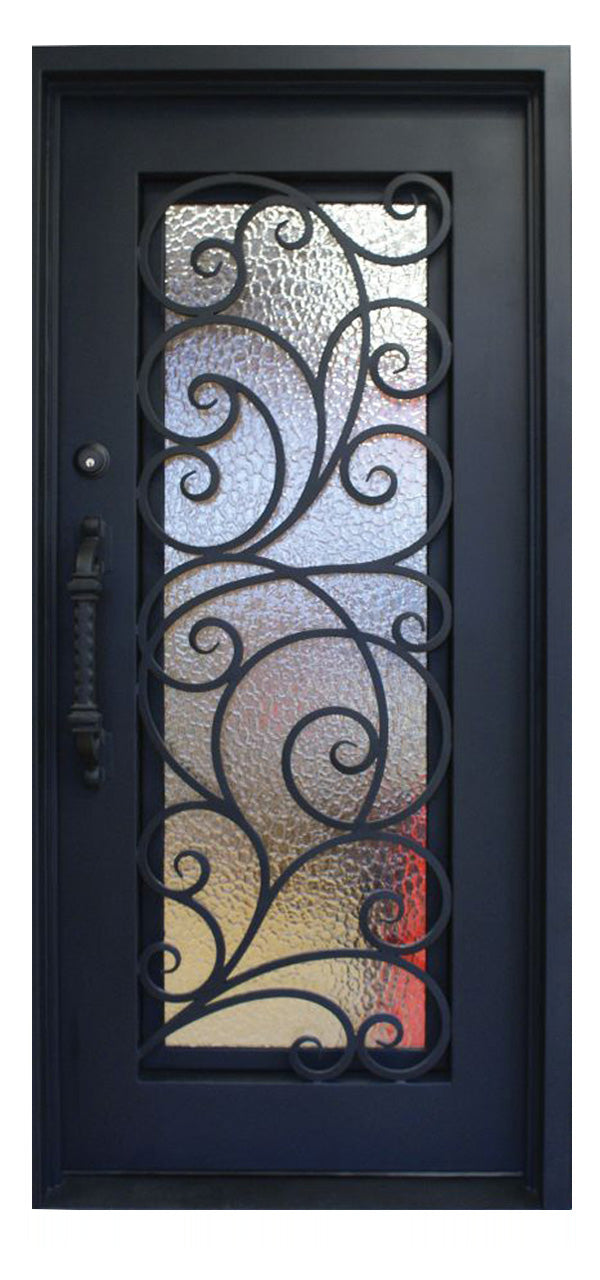 Stonehenge SH 02 Wrought Iron Exterior Door size 38 x 82