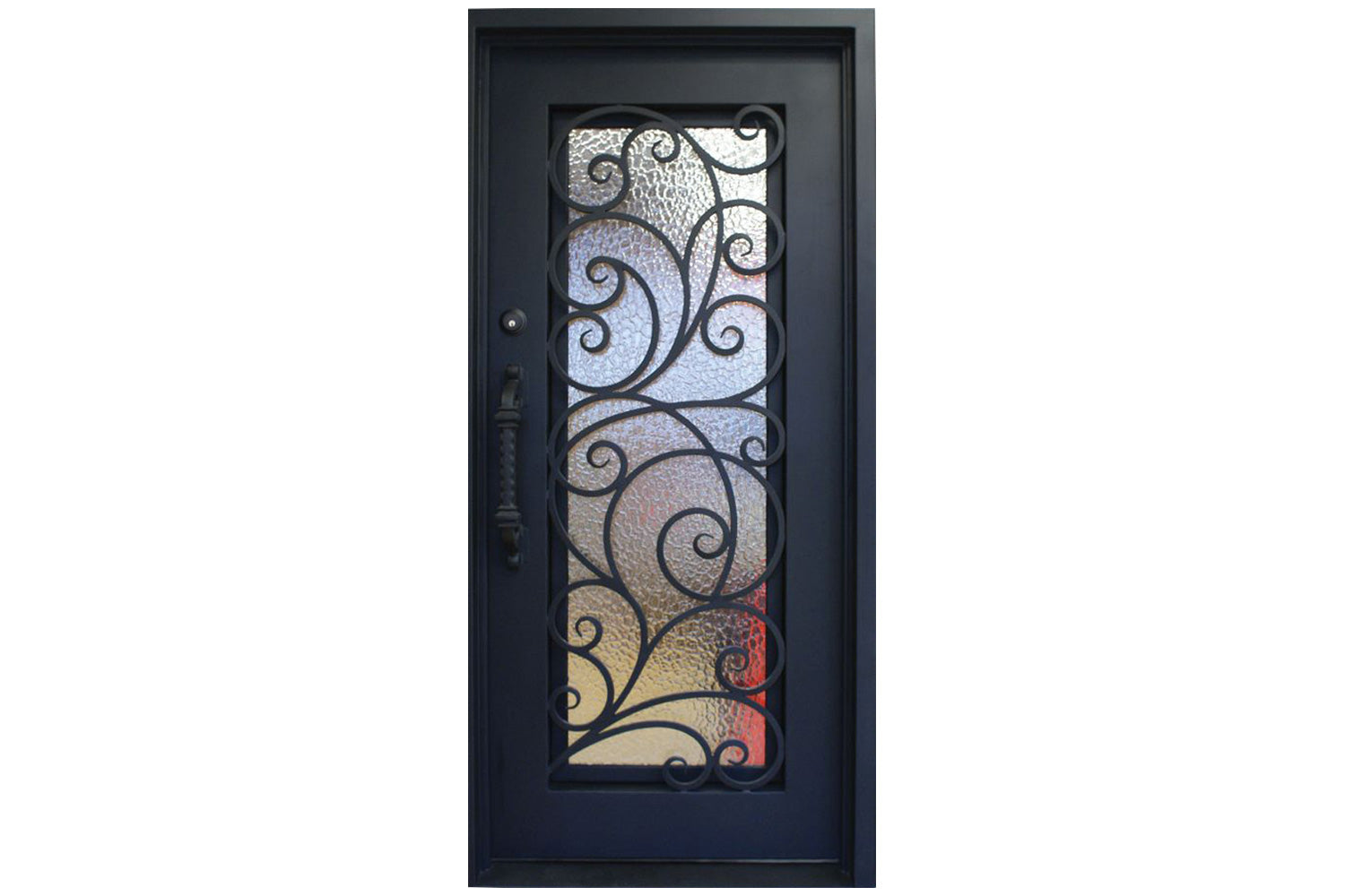Stonehenge SH 02 Wrought Iron Exterior Door size 38 x 82 - Single Door