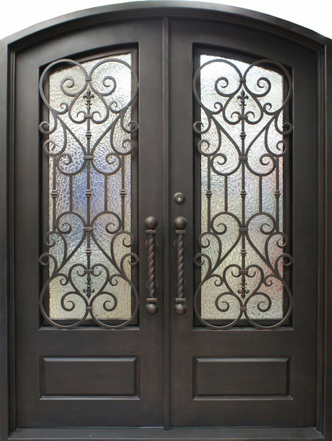 Stonehenge SH 05 Wrought Iron Exterior Door size 72 x 96