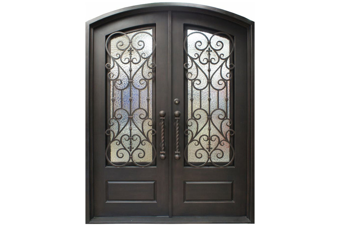 Stonehenge SH 05 Wrought Iron Exterior Door size 72 x 96