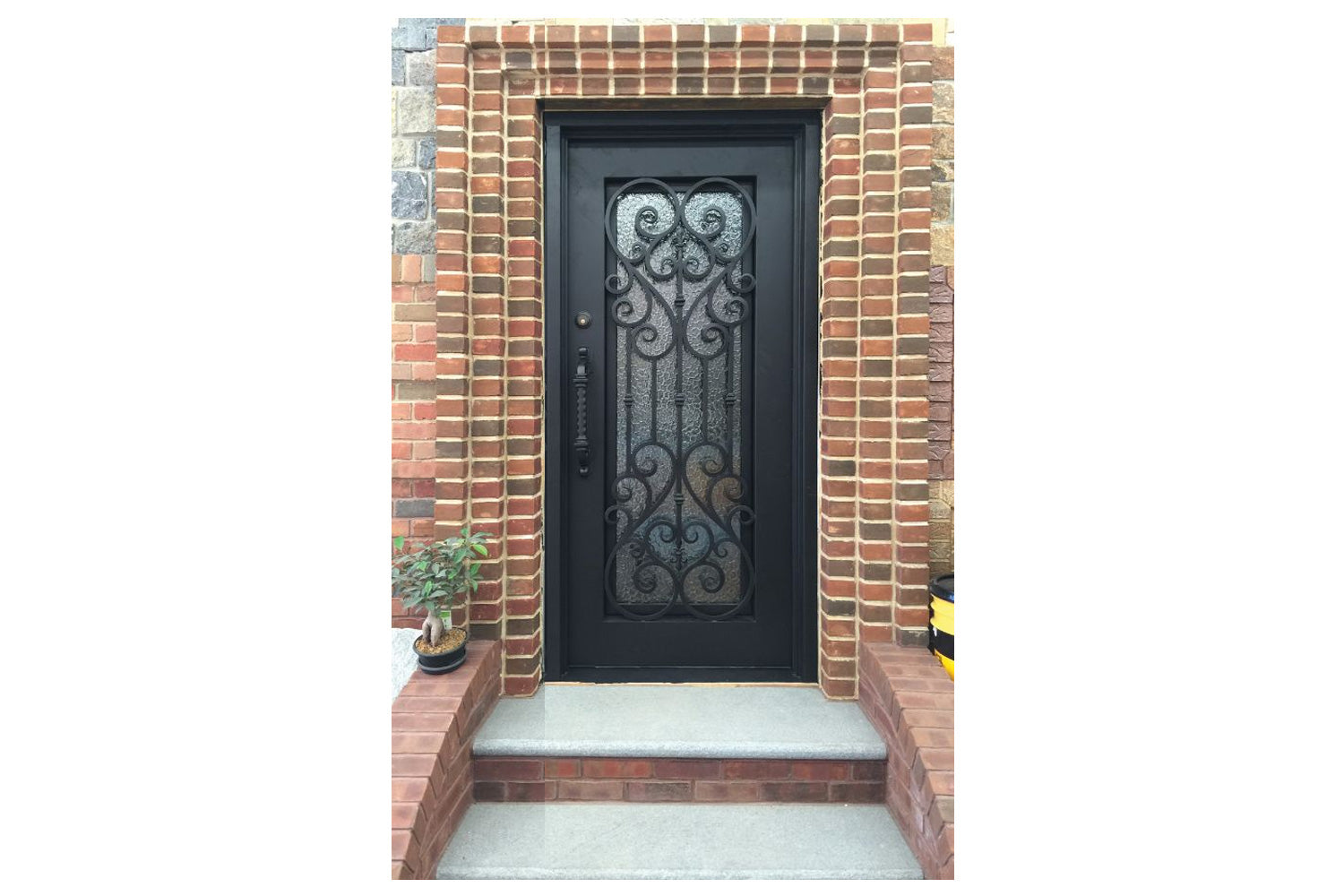 Stonehenge SH 09 Wrought Iron Exterior Door size 38 x 82
