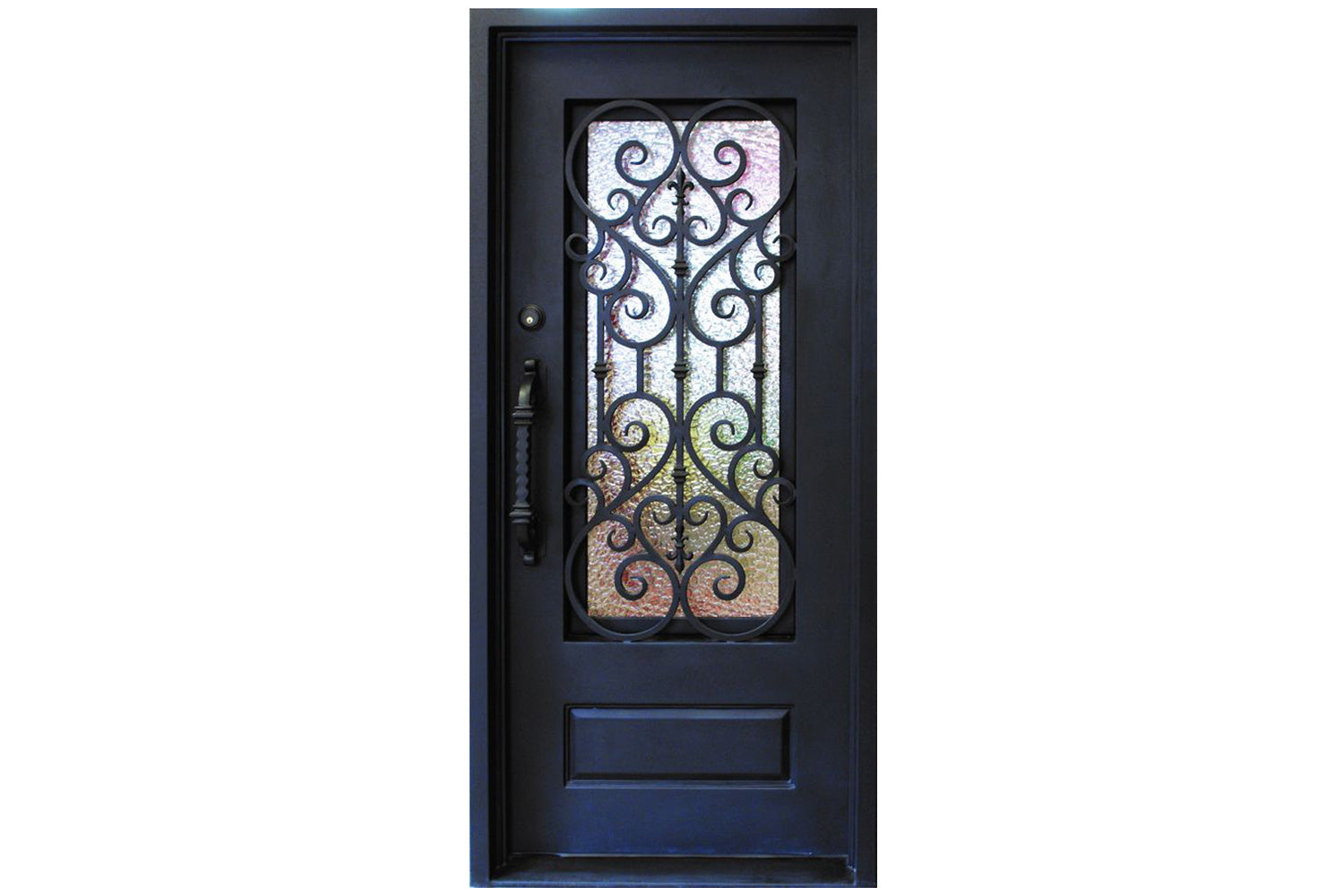 Stonehenge SH 09 Wrought Iron Exterior Door size 38 x 82