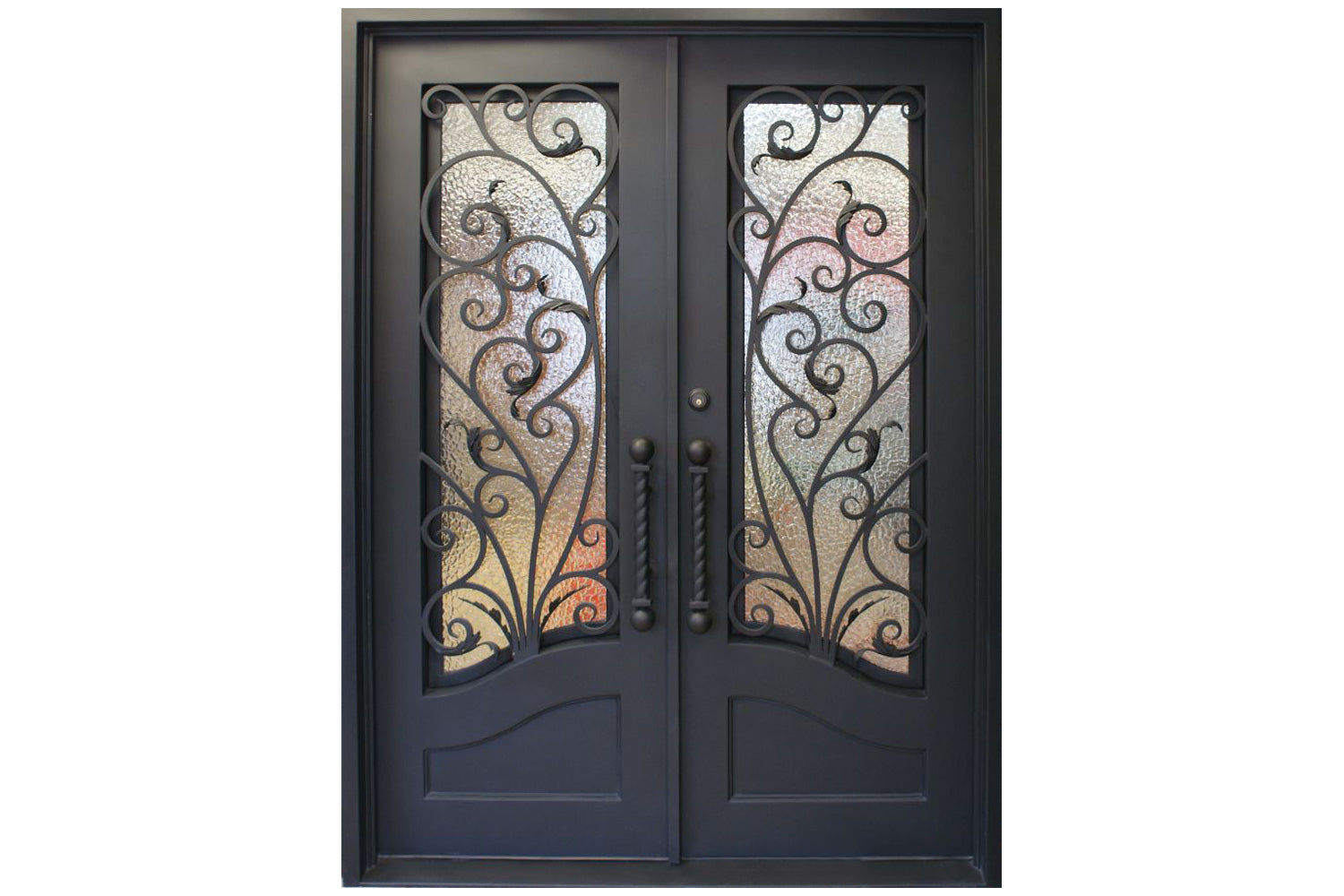 Stonehenge SH 10 Wrought Iron Exterior Door 96" size 72 x 96