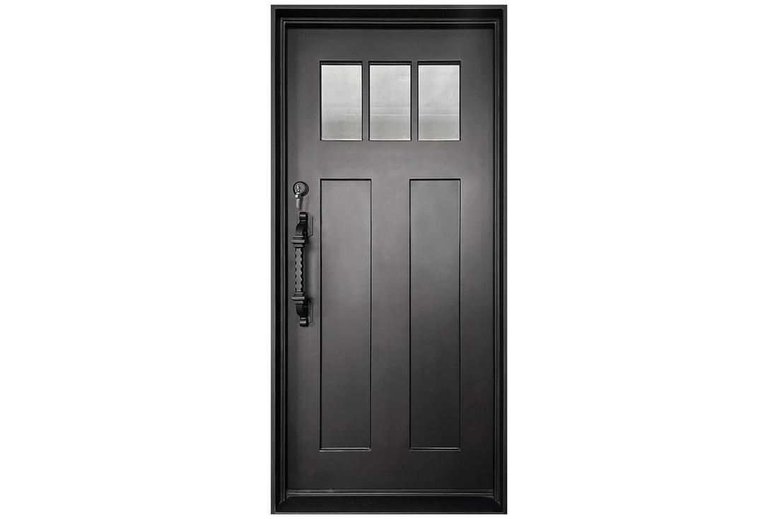 Stonehenge SH 100 Wrought Iron Exterior Door size 38 x 82