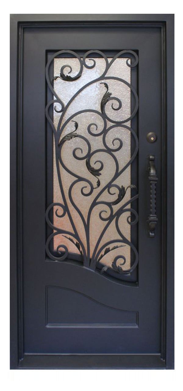 Stonehenge SH 12 Wrought Iron Exterior Door size 38 x 82