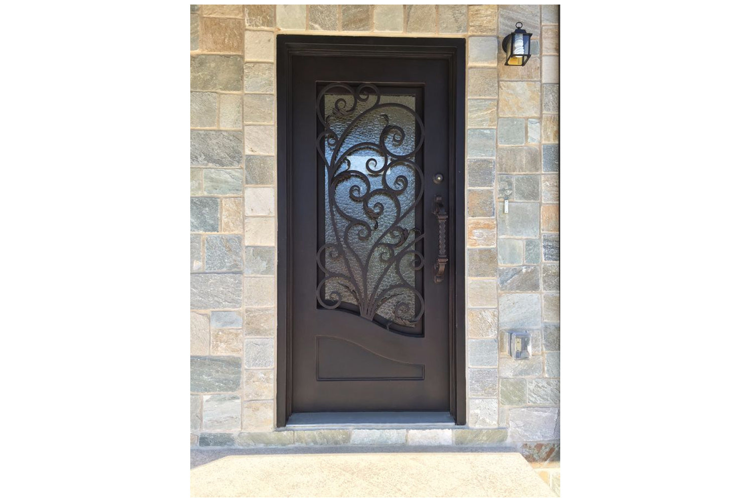 Stonehenge SH 12 Wrought Iron Exterior Door size 38 x 82