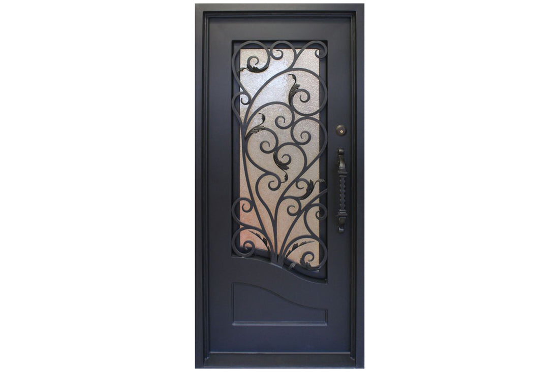 Stonehenge SH 12 Wrought Iron Exterior Door size 38 x 82
