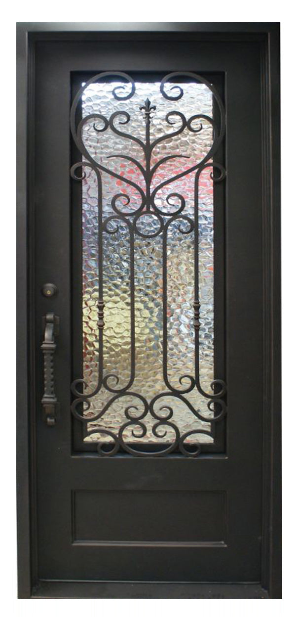 Stonehenge SH 15 Wrought Iron Exterior Door size 38 x 82