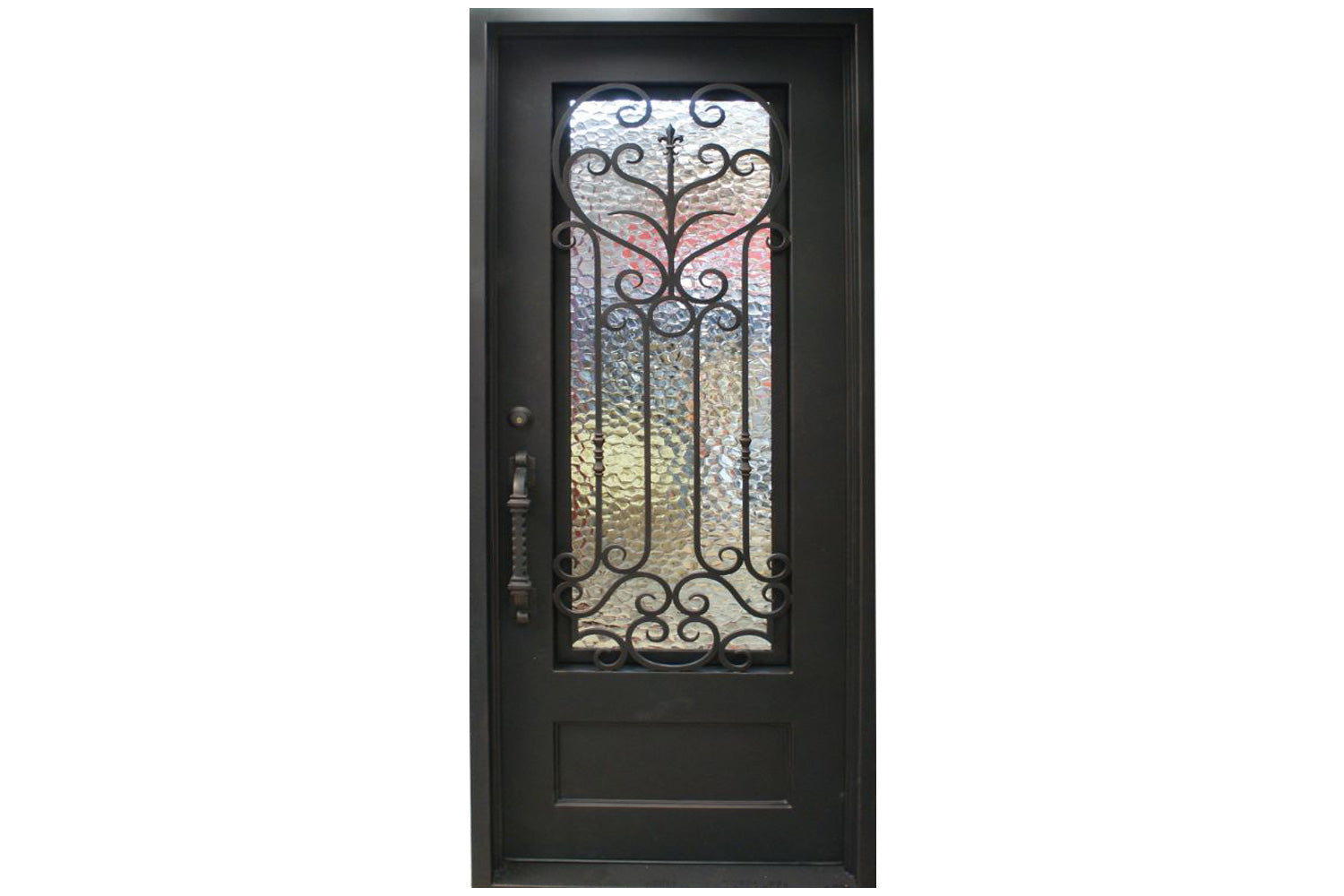 Stonehenge SH 15 Wrought Iron Exterior Door size 38 x 82