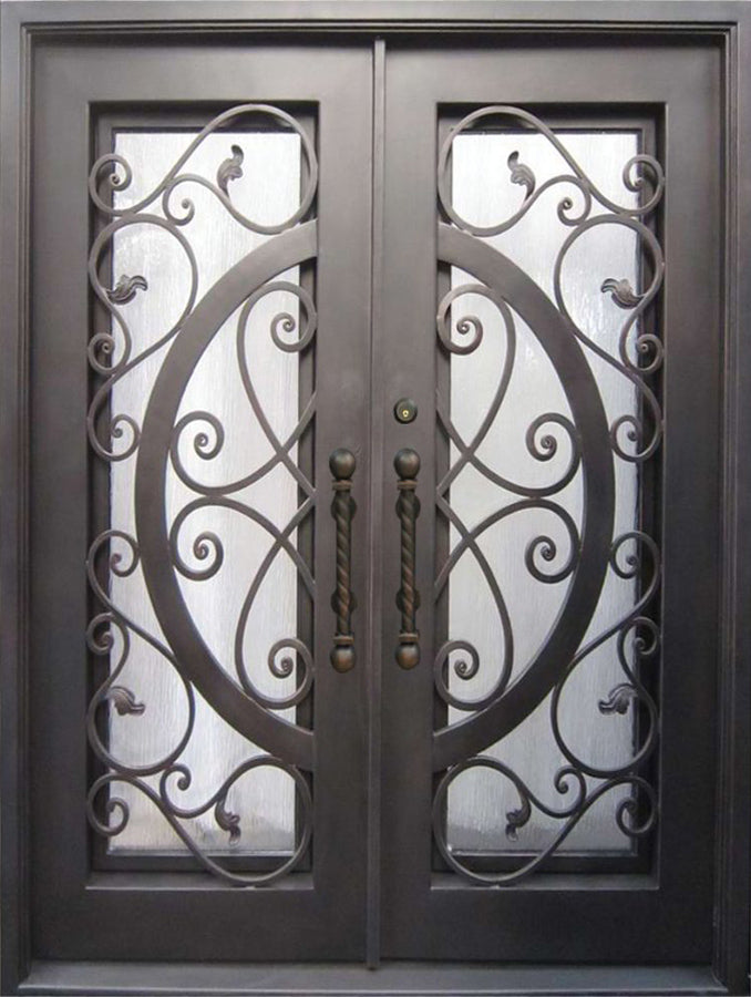 Stonehenge SH 41 Wrought Iron Exterior Door size 72 x 96