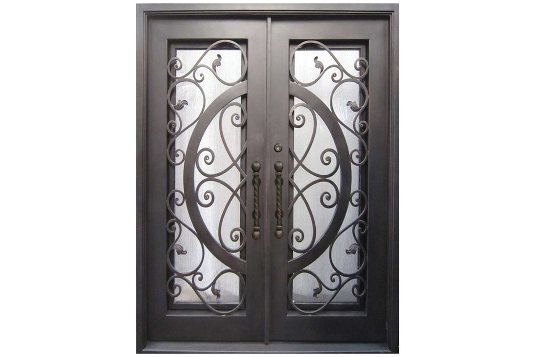 Stonehenge SH 41 Wrought Iron Exterior Door size 72 x 96