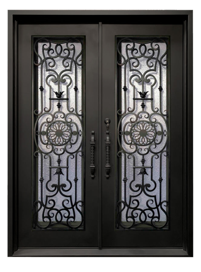 Stonehenge SH 49 Wrought Iron Exterior Door size 72 x 96