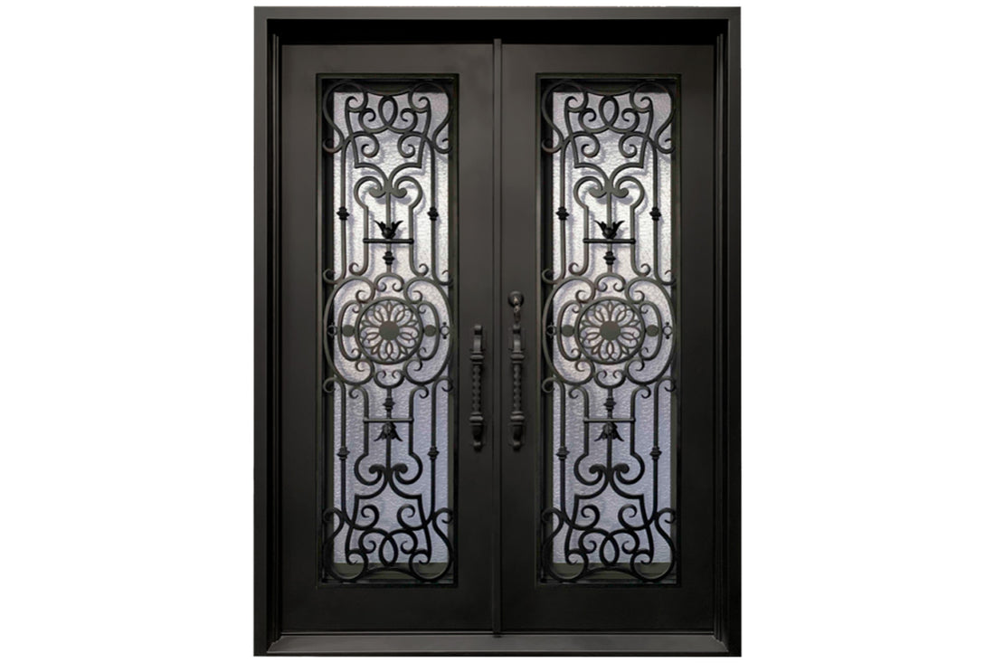 Stonehenge SH 49 Wrought Iron Exterior Door size 72 x 82