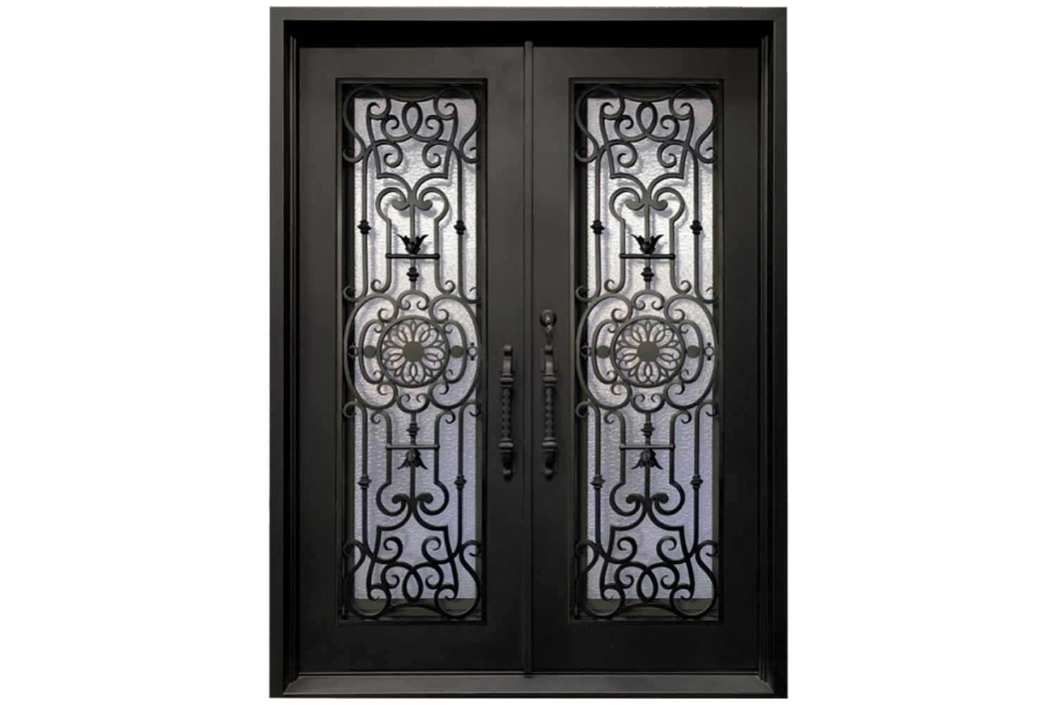 Stonehenge SH 49 Wrought Iron Exterior Door size 72 x 82
