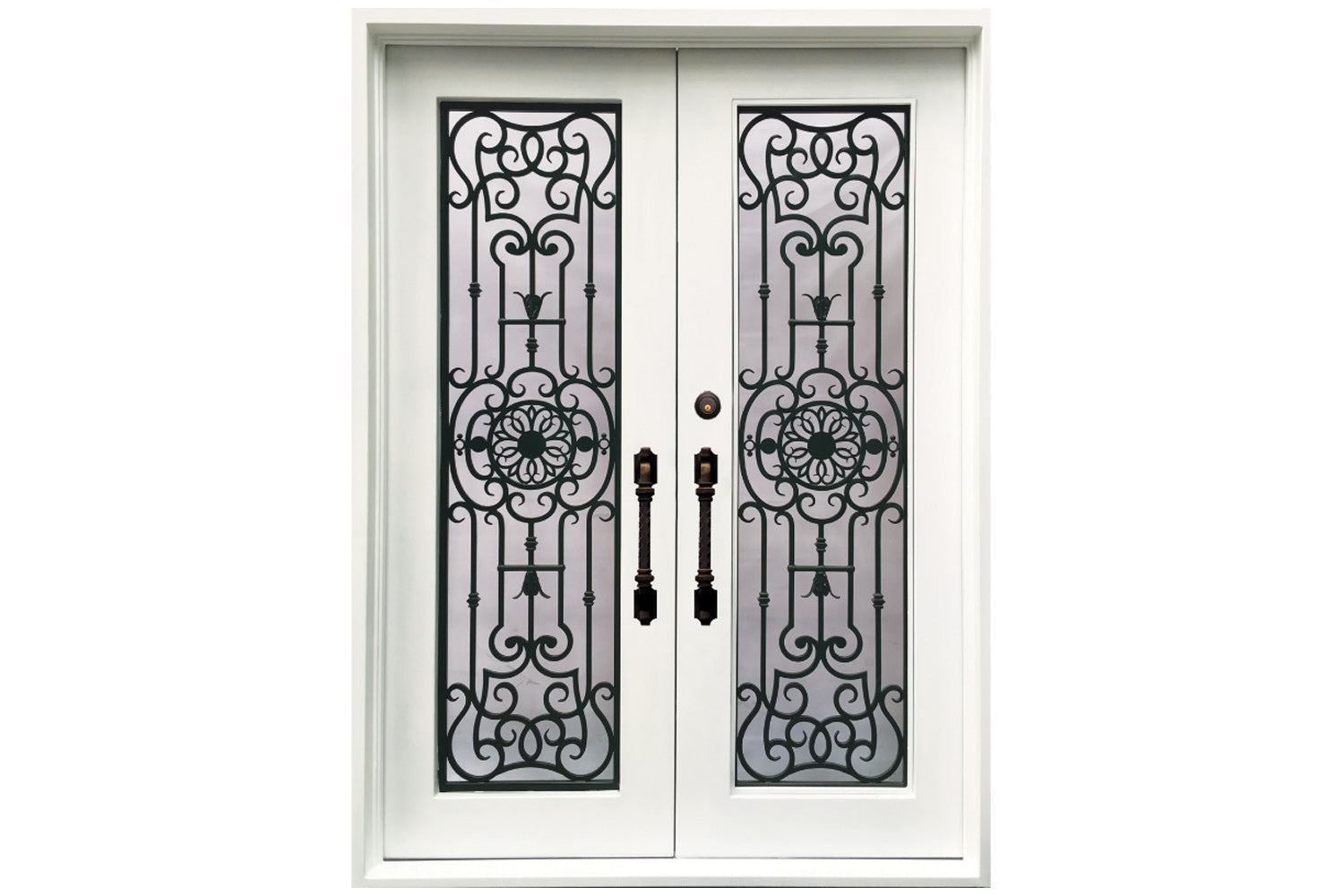 Stonehenge SH 49 Wrought Iron Exterior Door size 72 x 82