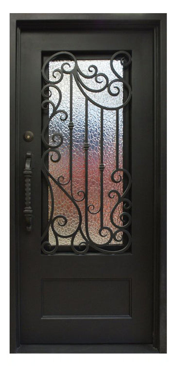 Stonehenge SH 50 Wrought Iron Exterior Door size 38 x 82