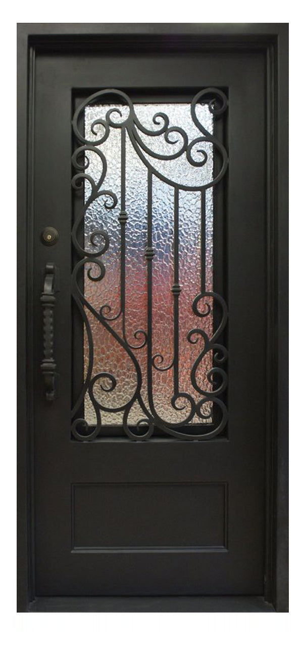 Stonehenge SH 50 Wrought Iron Exterior Door size 38 x 82
