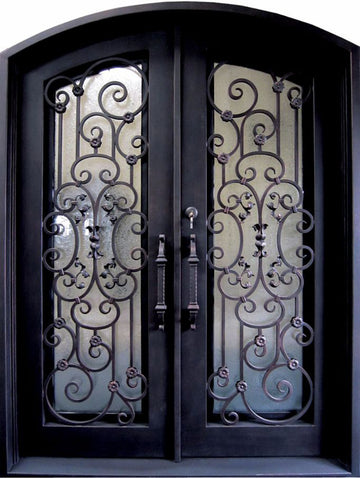 Stonehenge SH 52 Wrought Iron Exterior Door size 72 x 96
