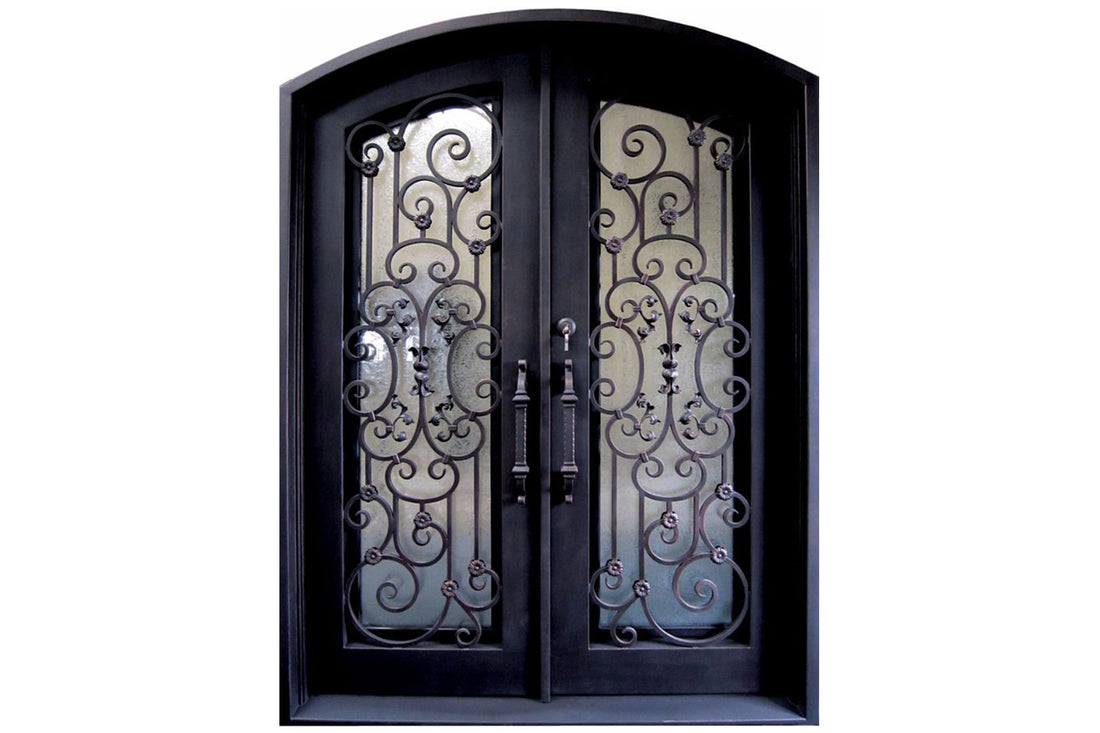 Stonehenge SH 52 Wrought Iron Exterior Door size 72 x 96