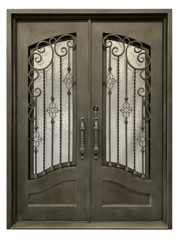 Stonehenge SH 59 Wrought Iron Exterior Door size 72 x 82