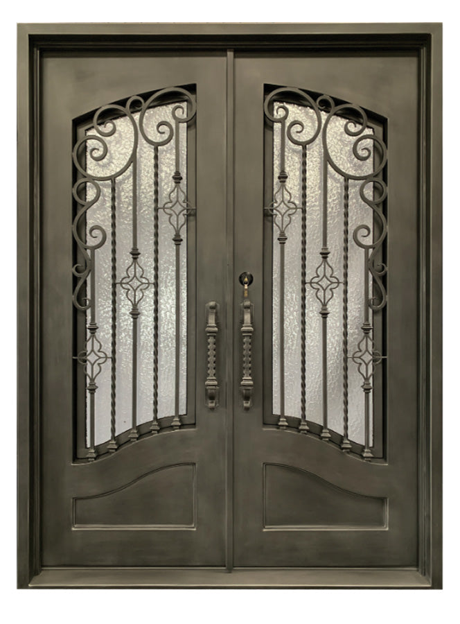 Stonehenge SH 59 Wrought Iron Exterior Door size 72 x 96