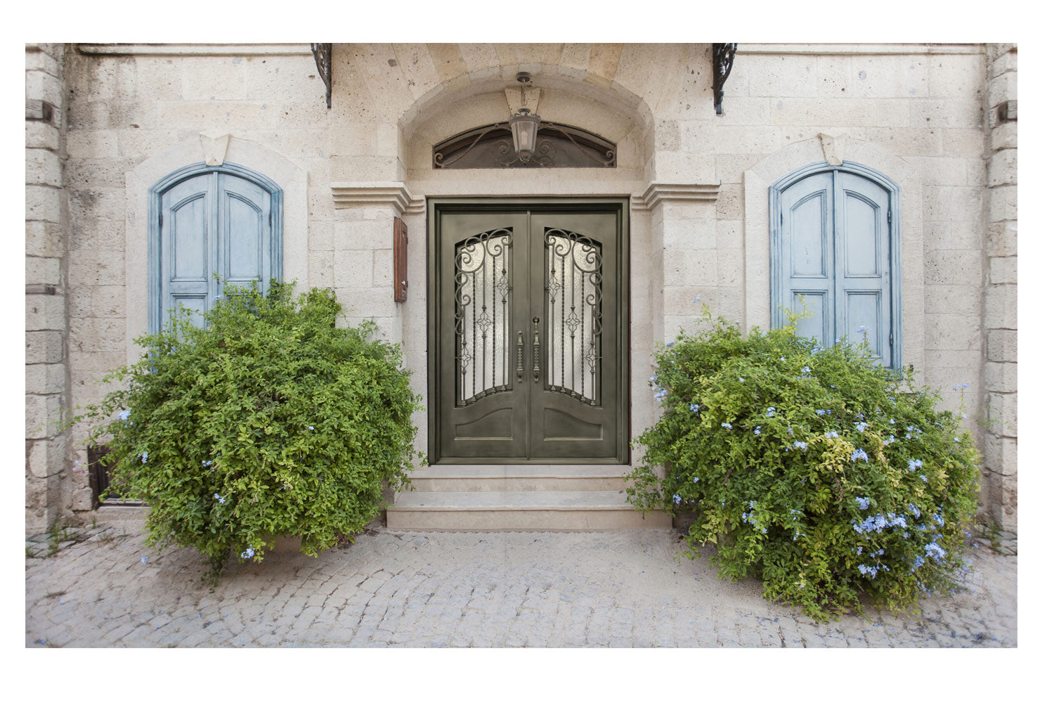 Stonehenge SH 59 Wrought Iron Exterior Door size 72 x 82