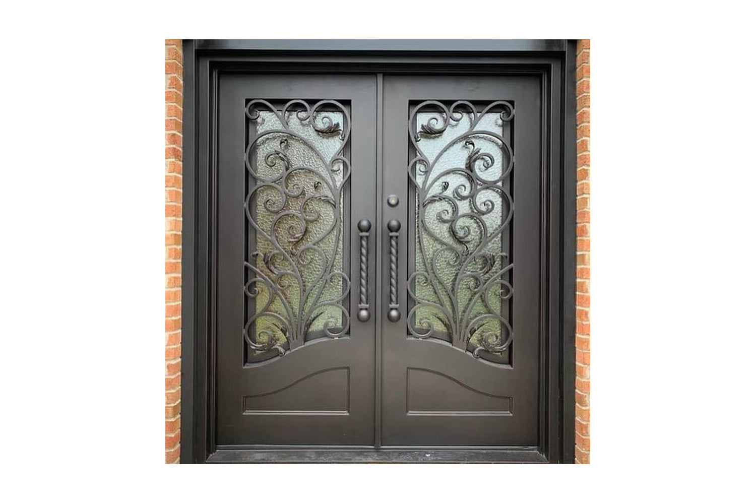 Stonehenge SH 10 Wrought Iron Exterior Door 82" size 72 x 82