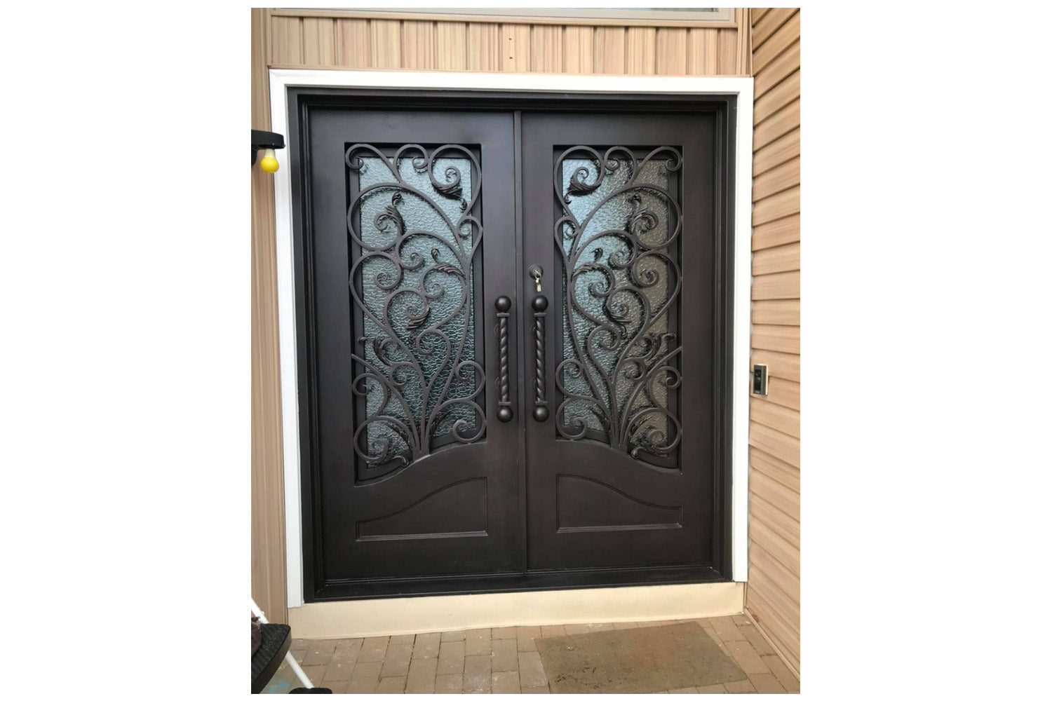 Stonehenge SH 10 Wrought Iron Exterior Door 96" size 72 x 96