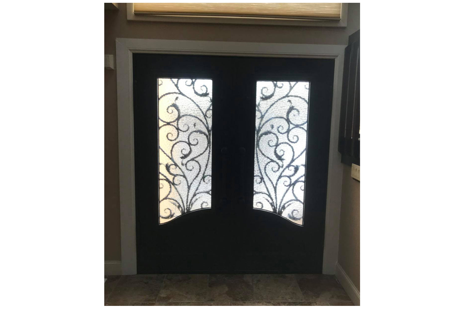 Stonehenge SH 10 Wrought Iron Exterior Door 96" size 72 x 96