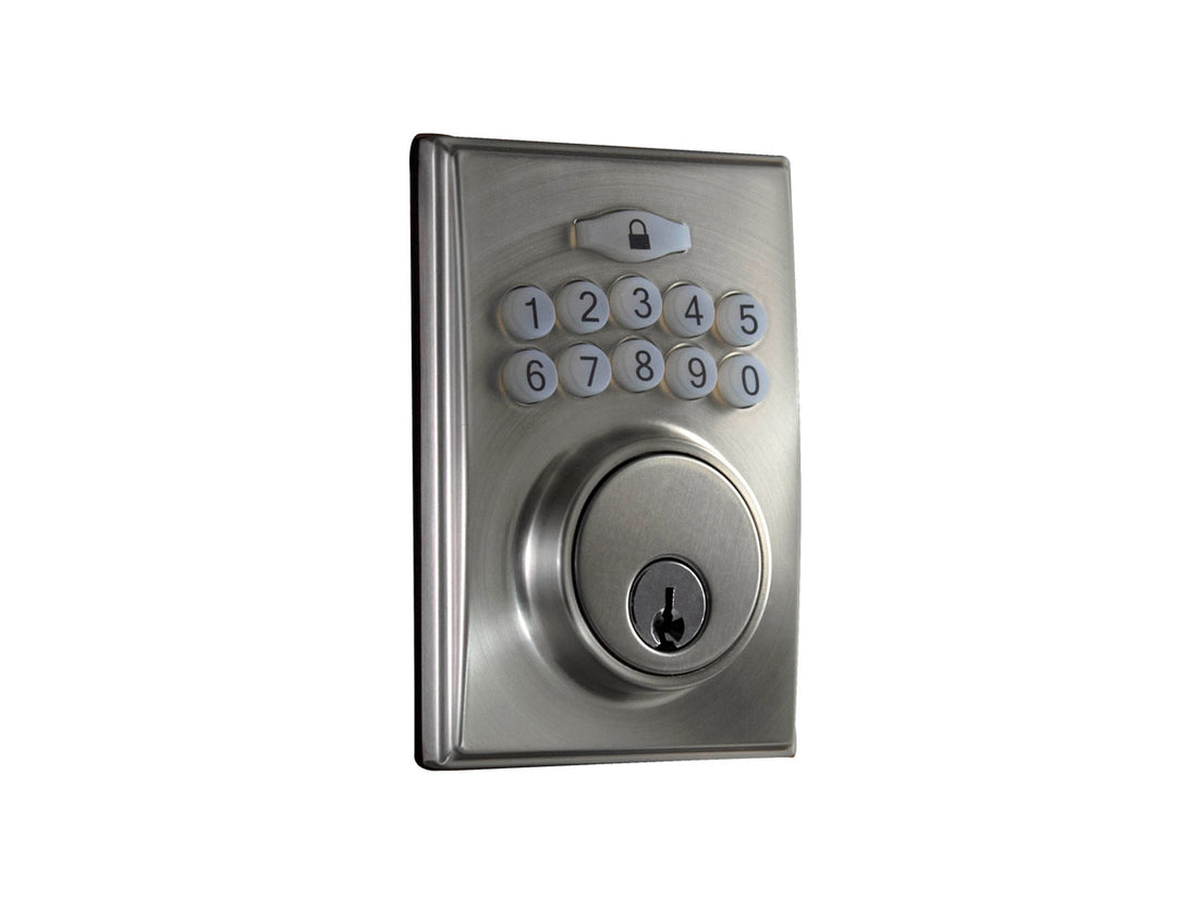 Sure-Loc Electronic Deadbolt Modern Satin Nickel
