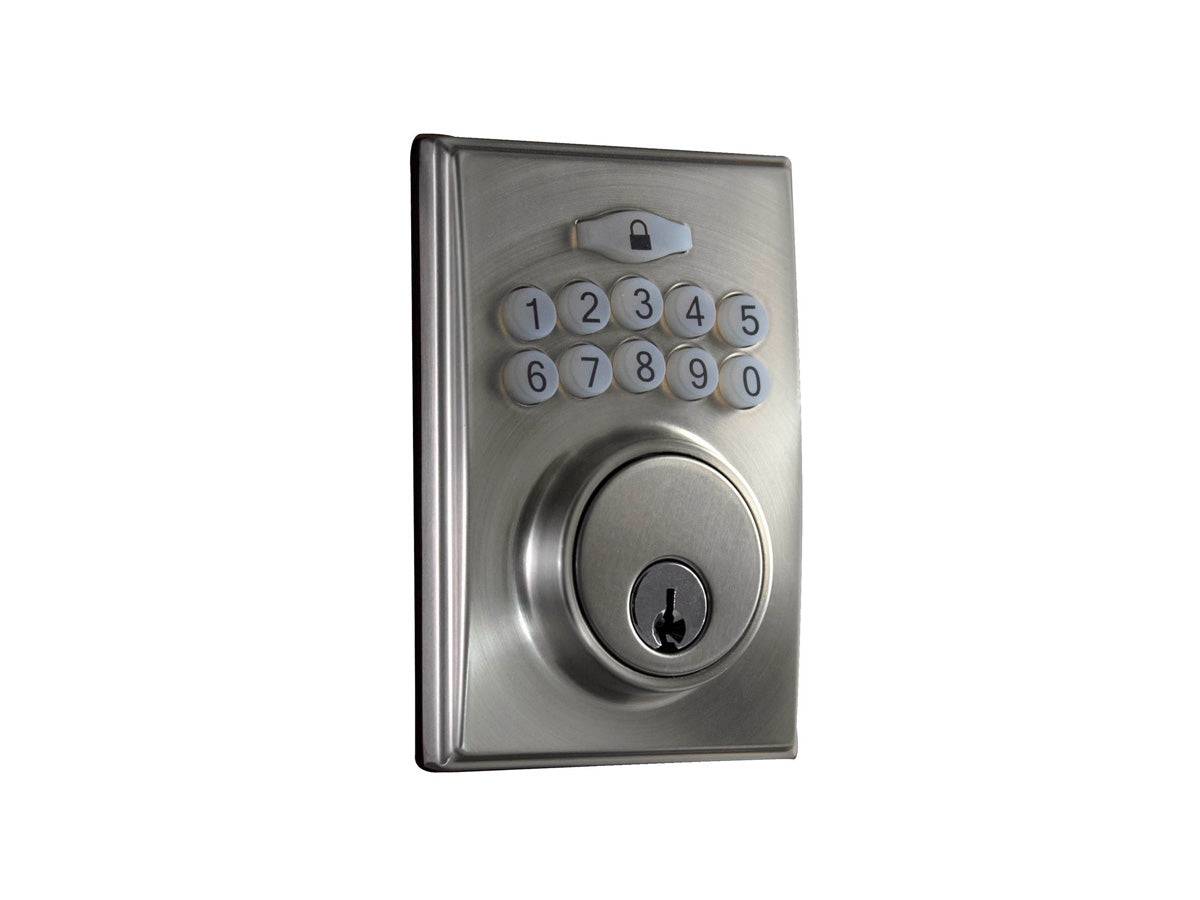 Sure-Loc Electronic Deadbolt Modern Satin Nickel