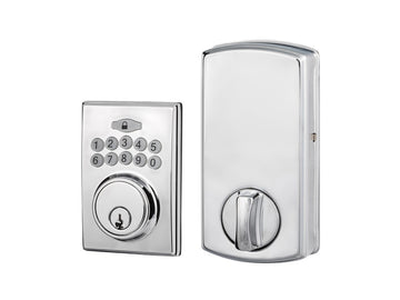 Sure-Loc Electronic Deadbolt Modern Polished Chrome