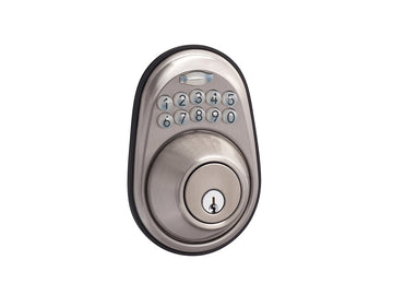 Sure-Loc Electronic Deadbolt Round Satin Nickel