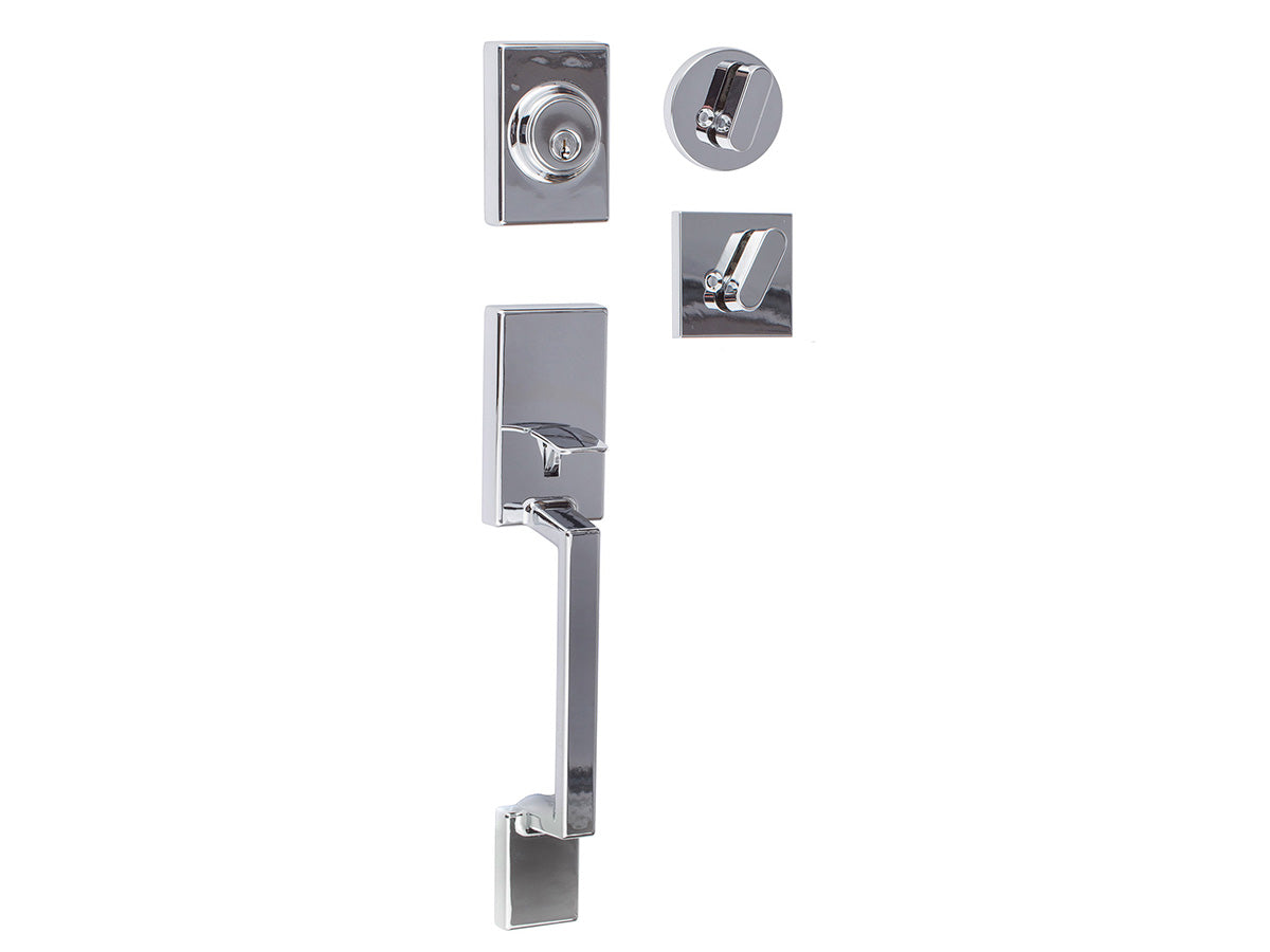 Sure-Loc Stockholm Handleset - Polished Chrome