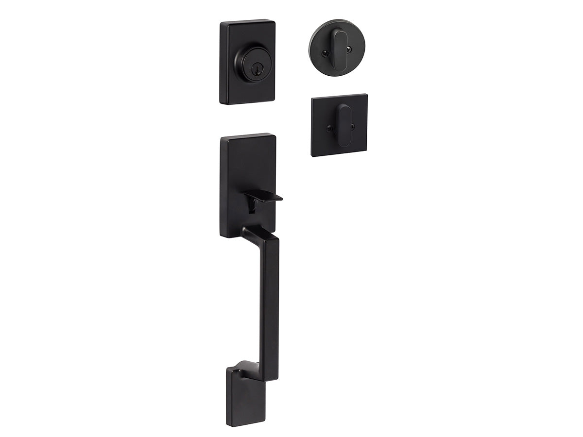 Sure-Loc Stockholm Handleset - Flat Black