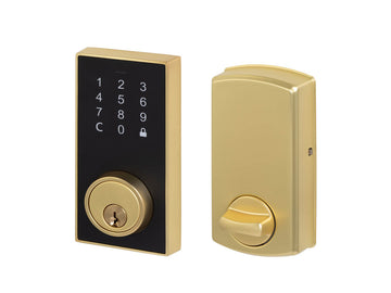 Sure-Loc Touch Screen Keypad Deadbolt Satin Brass