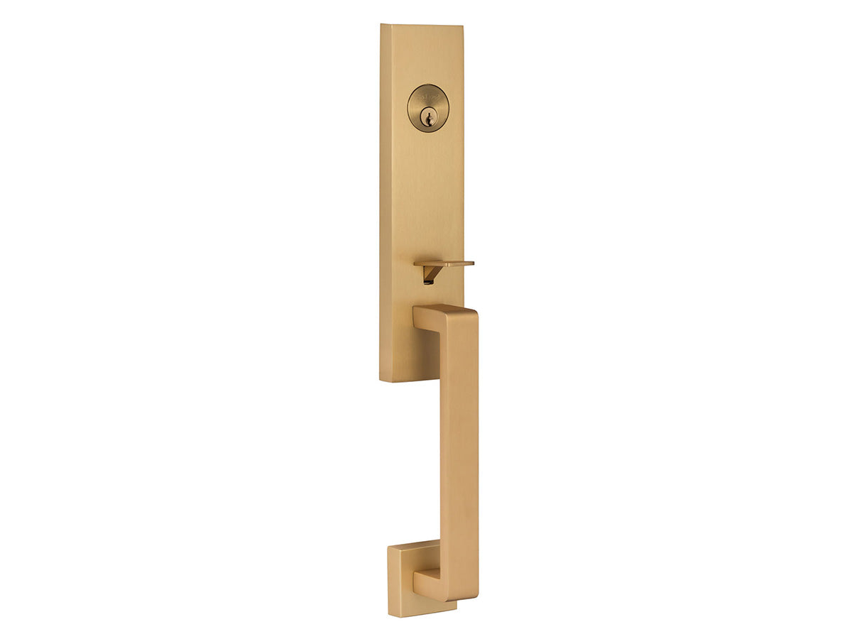 Sure-Loc Turin Handleset - Satin Brass