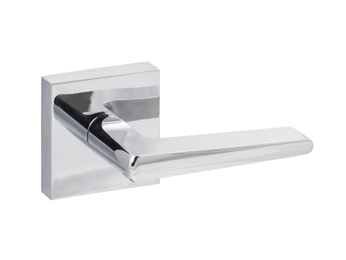 Sure-Loc Basel Square Interior Door Lever - Polished Chrome