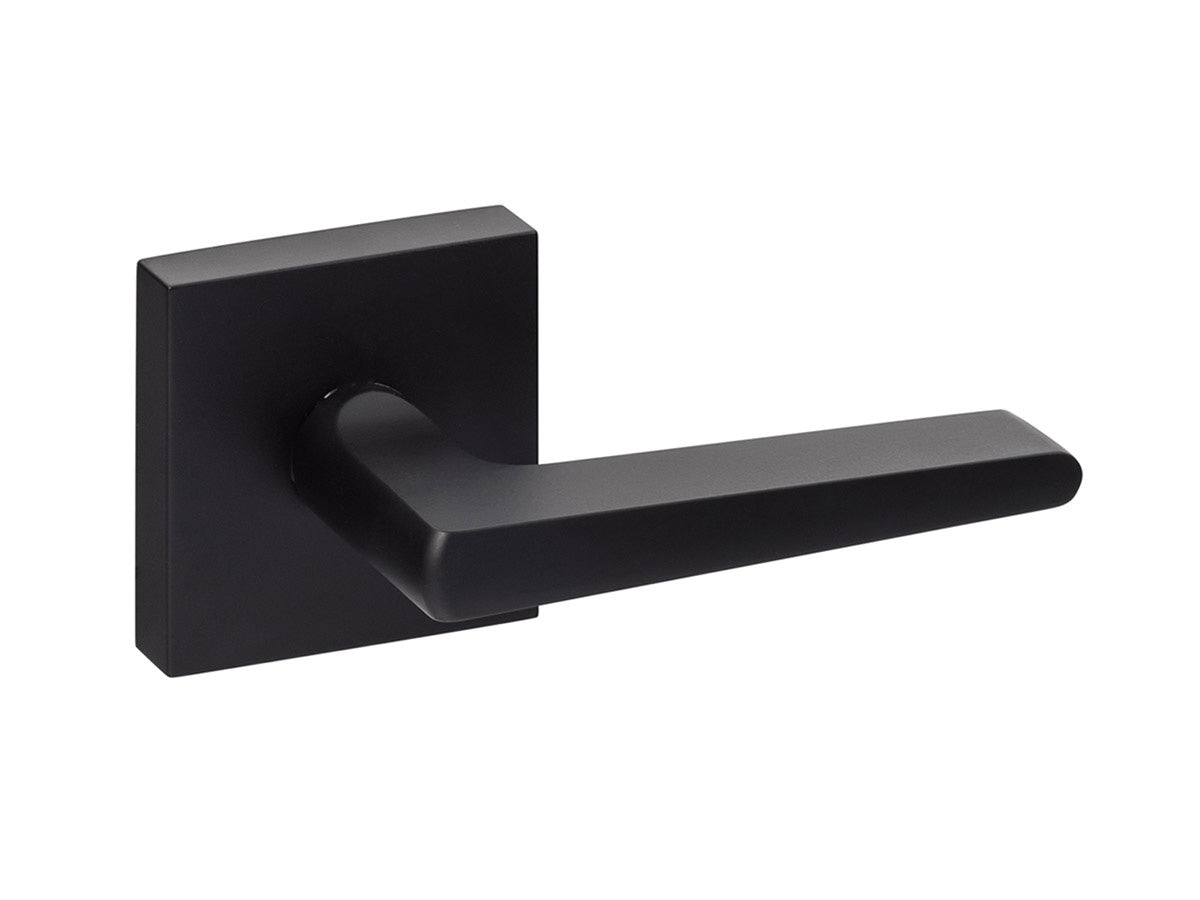 Sure-Loc Basel Square Interior Door Lever - Flat Black