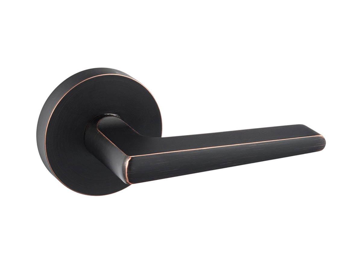 Sure-Loc Basel Round Interior Door Lever - Vintage Bronze