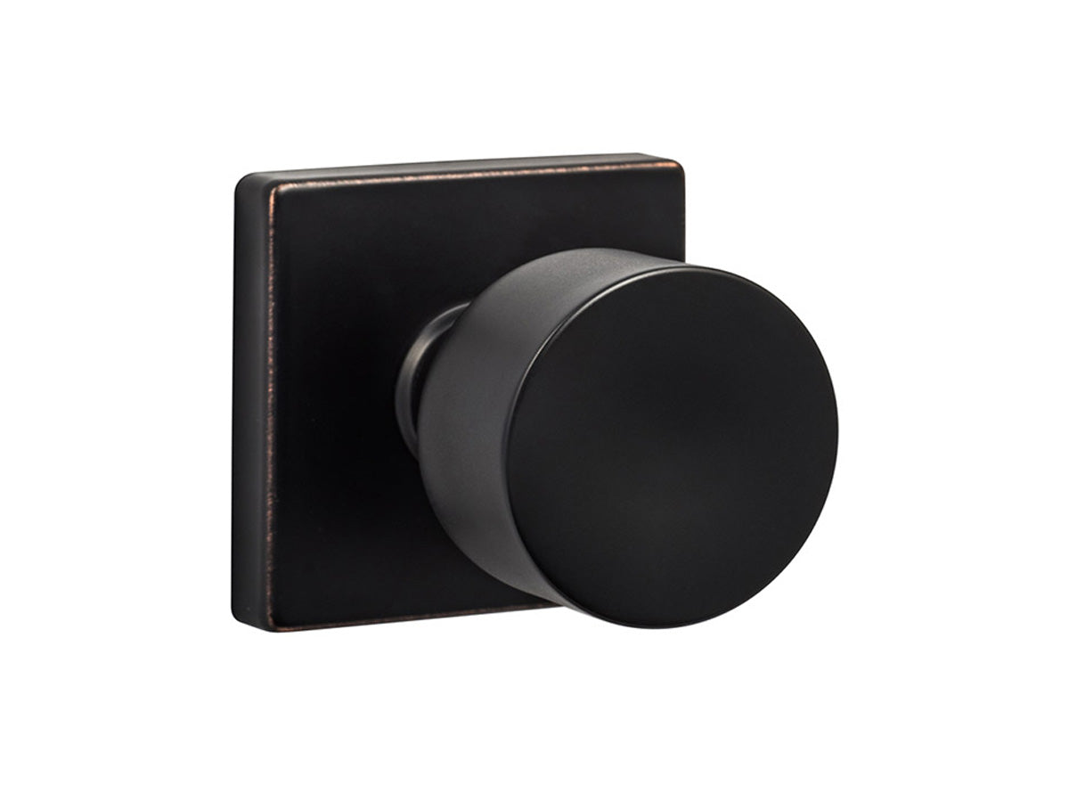 Sure-Loc Bergen Interior Door Knob Square - Vintage Bronze