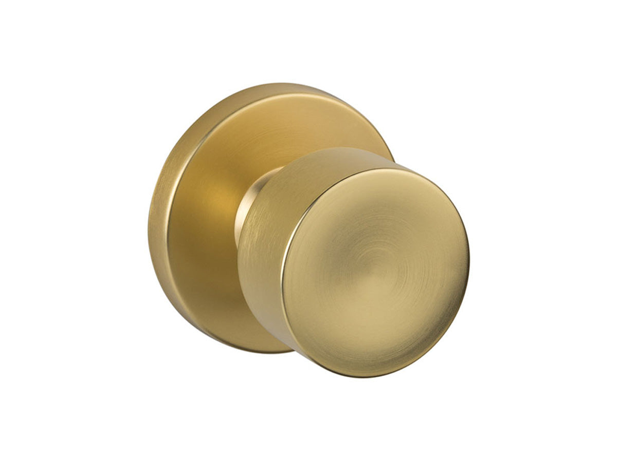 Sure-Loc Bergen Interior Door Knob - Satin Brass