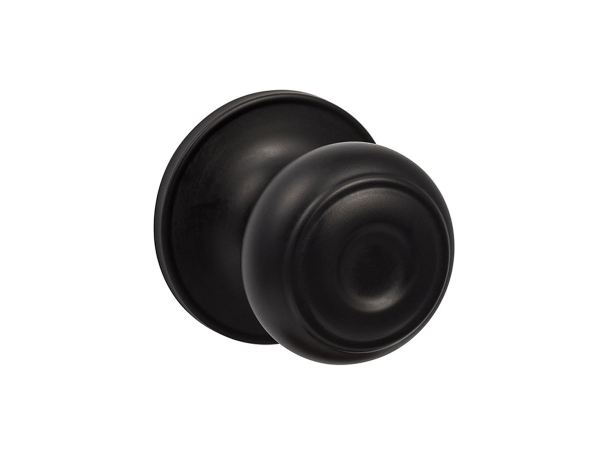 Sure-Loc Juniper Interior Door Knob - Flat Black
