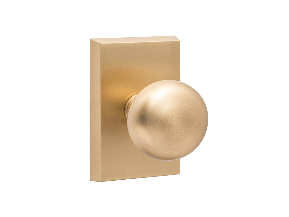 Sure-Loc Oakley Interior Door Knob - Satin Brass