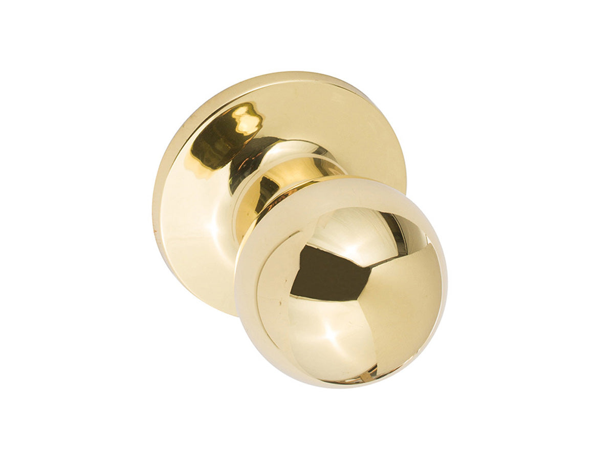 Sure-Loc Tahoe Interior Door Knob - Polished Brass