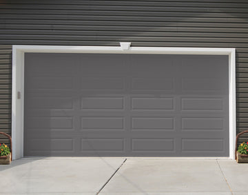 CHI Timeless Raised Panel Insulated Modern Garage Doors in Graphie