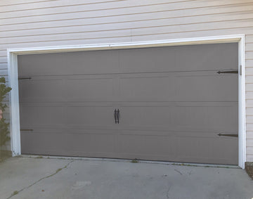 CHI Timeless Stamped Carriage House Insulated Modern Garage Doors in Graphite